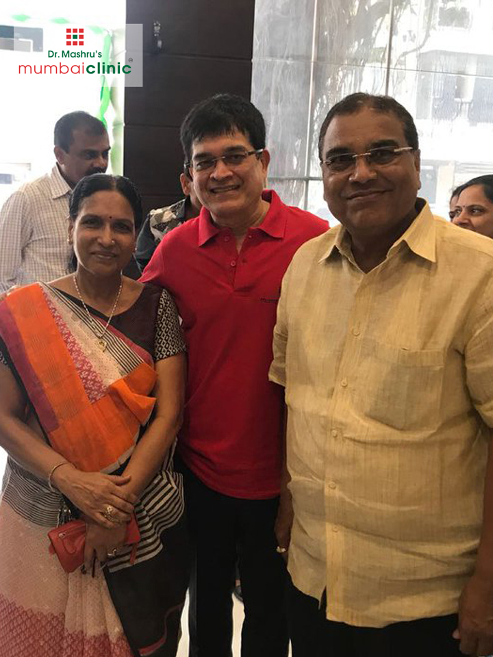 Dr. Atul Mashru with patients