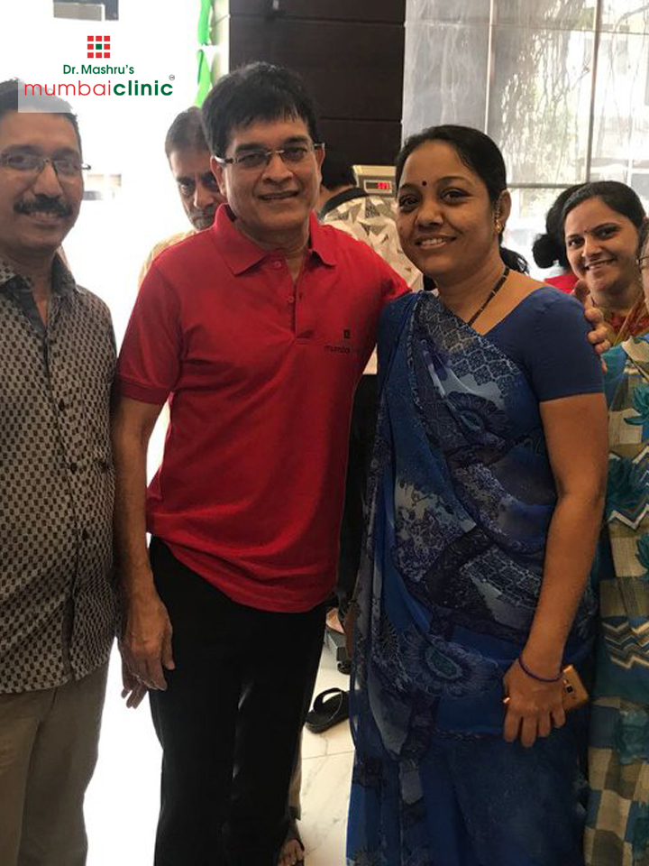 Dr. Atul Mashru with patients